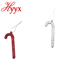 HYYX Barato Año Nuevo decoración del árbol de Navidad 2018 muletas colgantes ornamento de navidad decorativo santa Suministros